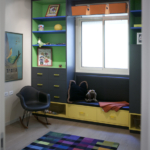 Garden Apartment, Jerusalem: kids room design by Beth Kopin