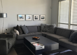 Garden Apartment, Jerusalem: living room